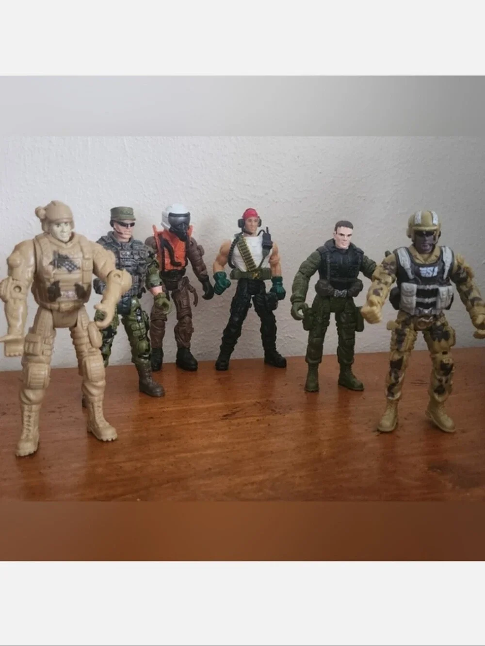 US Army 6 Soldiers Action Figures 4